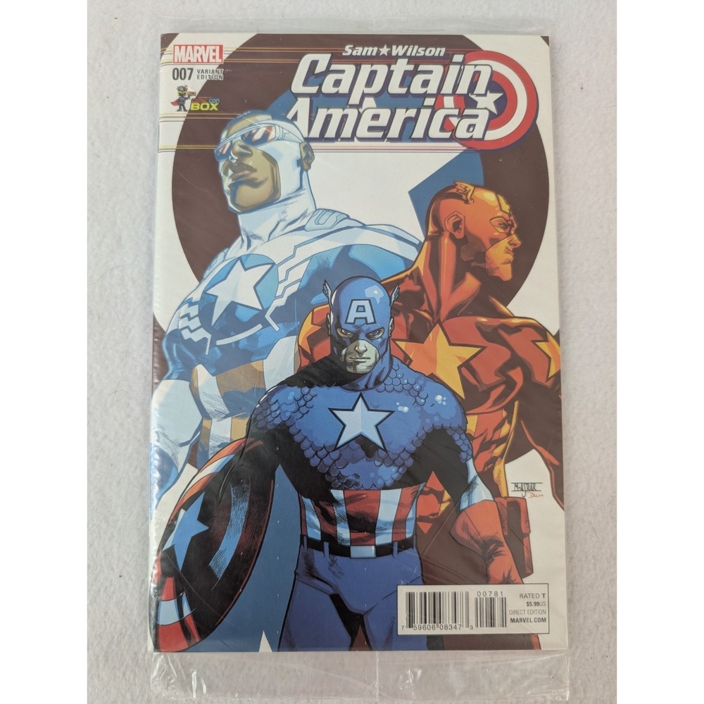 Marvel Sam Wilson Captain America‎ #7 Asrar Comic Con Box Variant 2016 Sealed NM